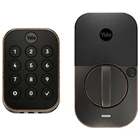 Serrure intelligente Wi-Fi Assure Lock 2 avec pavé numérique de Yale - Bronze huilé