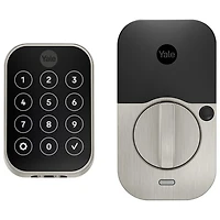 Serrure intelligente Bluetooth à écran tactile Assure Lock 2 de Yale - Nickel satiné