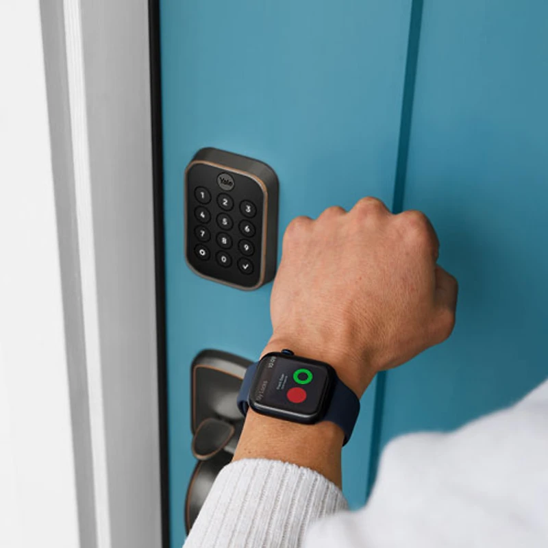 Serrure intelligente Bluetooth Assure Lock 2 avec pavé numérique de Yale - Bronze huilé