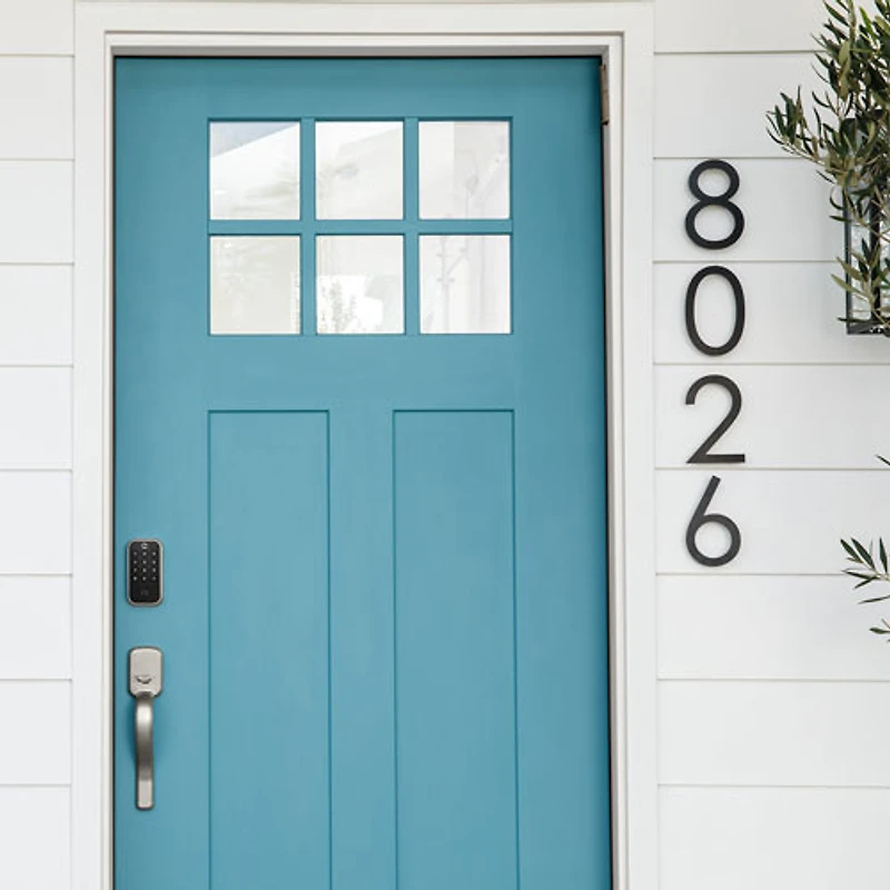 Serrure intelligente Wi-Fi Assure Lock 2 avec clé de Yale - Nickel satiné