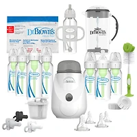 Dr. Brown’s Natural Flow Anti-Colic Options+ All-In-One Gift Set - Clear