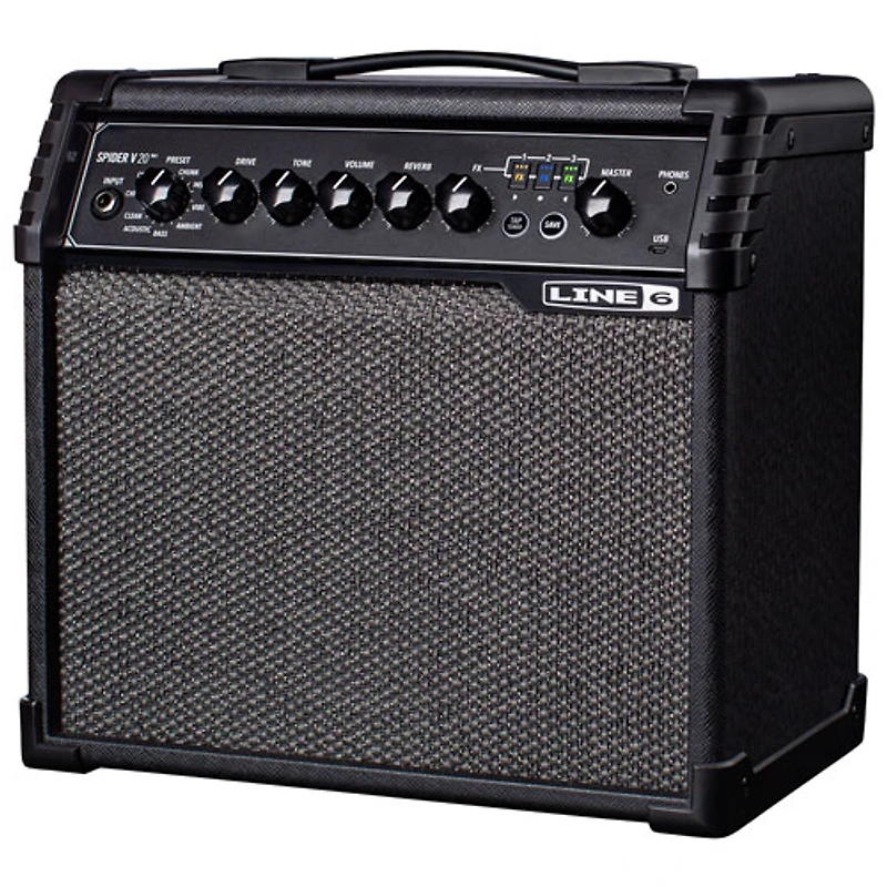 Amplificateur combiné pour guitare de 20 W Spider V20 MkII de Line 6