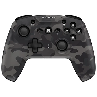 Surge SwitchPad Pro Wireless Controller for Switch, Switch 2 & Switch (OLED Model) - Grey Camo
