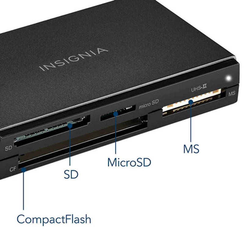 Lecteur de cartes mémoire multiples USB 3.0 d'Insignia - Exclusivité de Best Buy