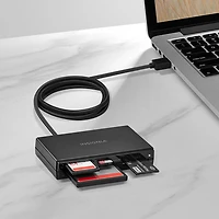 Lecteur de cartes mémoire multiples USB 3.0 d'Insignia - Exclusivité de Best Buy
