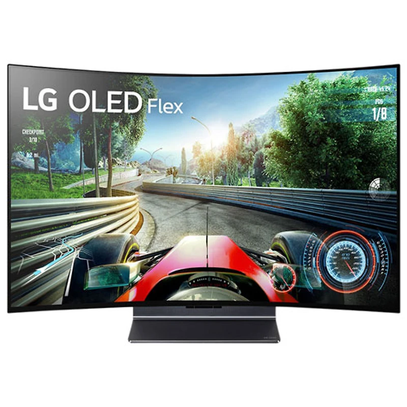 Téléviseur intelligent webOS incurvé HDR DELO UHD 4K de 42 po OLED Flex de LG (42LX3QPUA)