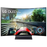 Téléviseur intelligent webOS incurvé HDR DELO UHD 4K de 42 po OLED Flex de LG (42LX3QPUA)