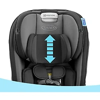 Siège rehausseur convertible 3-en-1 avec dossier haut SlimFit3 LX de Graco - Gotham