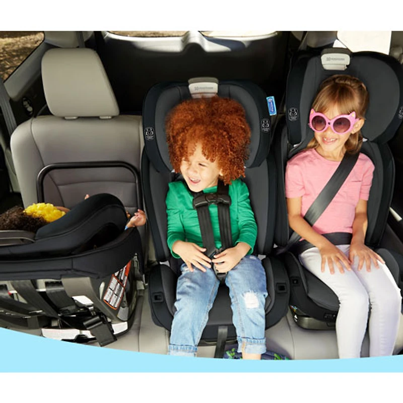 Siège rehausseur convertible 3-en-1 avec dossier haut SlimFit3 LX de Graco - Gotham