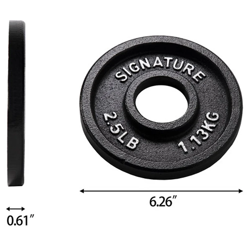 Disque en fonte Signature Fitness - 2,5 lb