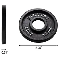 Disque en fonte Signature Fitness - 2,5 lb