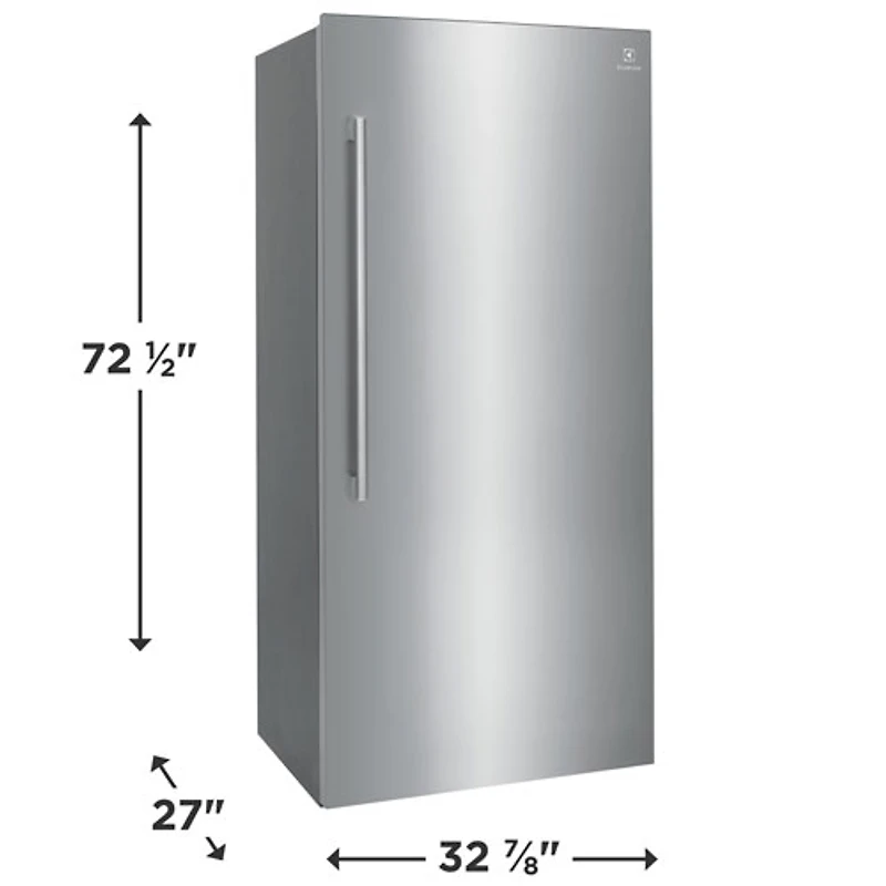 Réfrigérateur sans congélateur 18,9 pi³ 33 po avec distributeur d'eau d'Electrolux (EI33AR80WS) - Inox