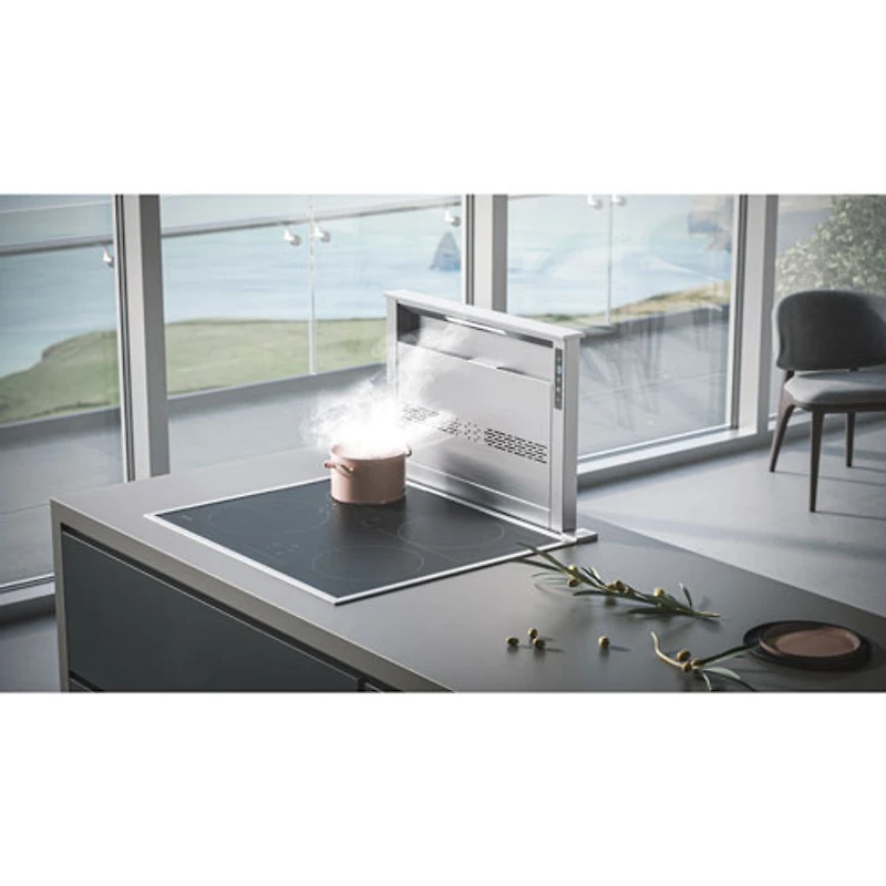 Best 48" Island Mount Downdraft Range Hood (D49M48SB) - Stainless Steel