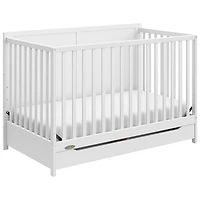 Lit de bébé transformable 5-en-1 Melrose de Graco avec tiroir - Blanc