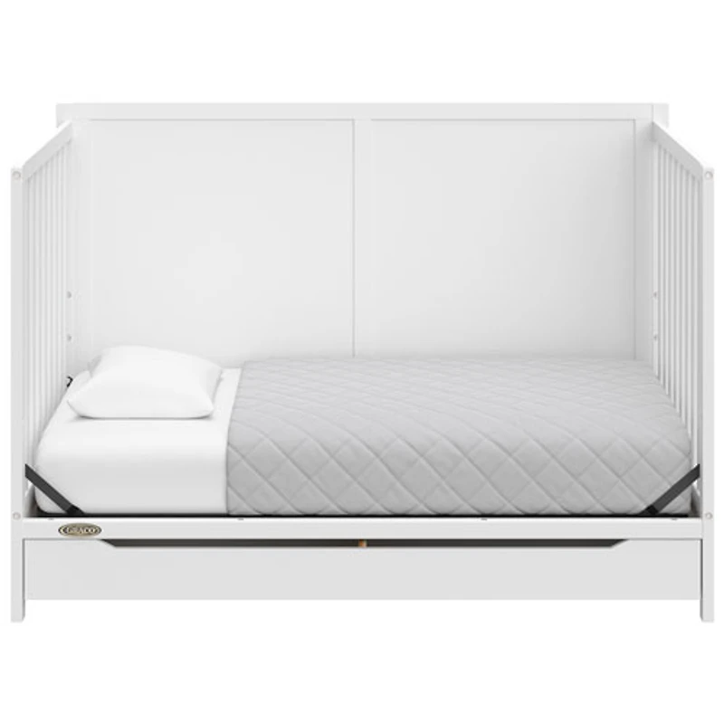 Lit de bébé transformable 5-en-1 Melrose de Graco avec tiroir - Blanc