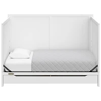 Lit de bébé transformable 5-en-1 Melrose de Graco avec tiroir - Blanc