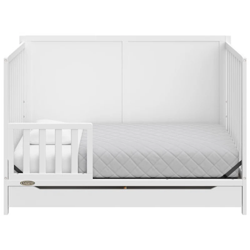 Lit de bébé transformable 5-en-1 Melrose de Graco avec tiroir - Blanc