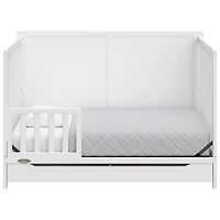 Lit de bébé transformable 5-en-1 Melrose de Graco avec tiroir - Blanc