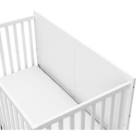 Lit de bébé transformable 5-en-1 Melrose de Graco avec tiroir - Blanc