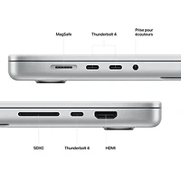 Apple MacBook Pro 16" (2023) - Silver (Apple M2 Pro / 512GB SSD / 16GB RAM) - French