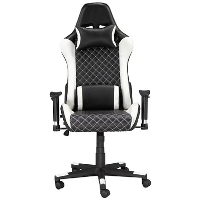 Fauteuil de bureau à dossier haut en filet Violet de Brassex - Noir/Blanc