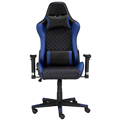 Fauteuil de bureau à dossier haut en filet Violet de Brassex - Noir/Bleu