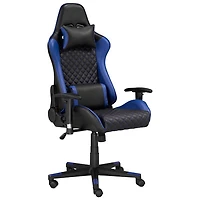 Fauteuil de bureau à dossier haut en filet Violet de Brassex - Noir/Bleu