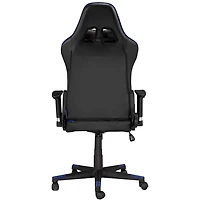 Fauteuil de bureau à dossier haut en filet Violet de Brassex - Noir/Bleu