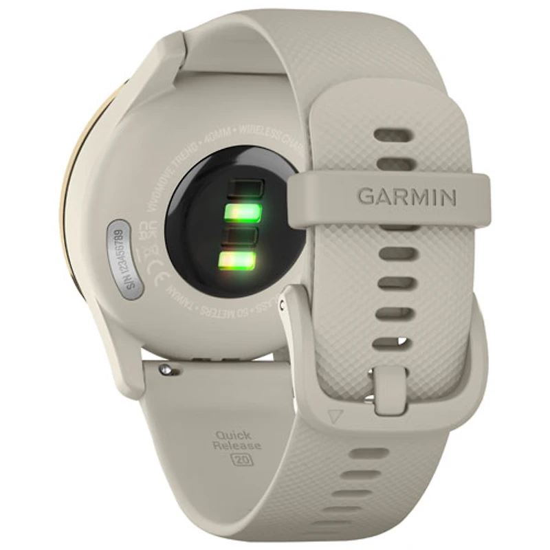 Garmin vivomove Trend 40mm Bluetooth Active Smartwatch - French Grey