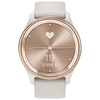 Garmin vivomove Trend 40mm Bluetooth Active Smartwatch - Ivory