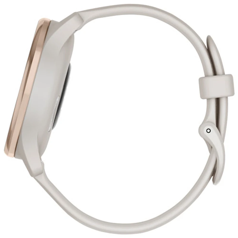 Montre intelligente active Bluetooth de 40 mm vivomove Trend de Garmin - Ivoire