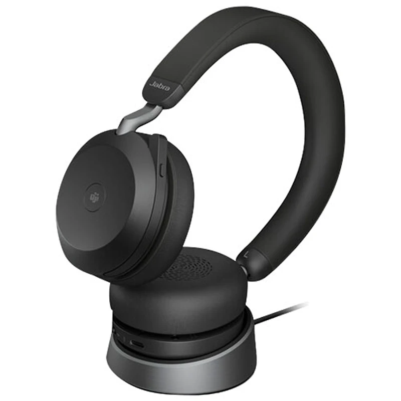 Casque d'écoute Bluetooth à suppression du bruit Evolve2 75 de Jabra - Noir