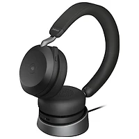 Casque d'écoute Bluetooth à suppression du bruit Evolve2 75 de Jabra - Noir