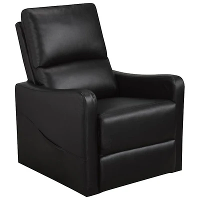 Fauteuil inclinable électrique contemporain Willow - Noir