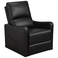 Fauteuil inclinable électrique contemporain Willow - Noir