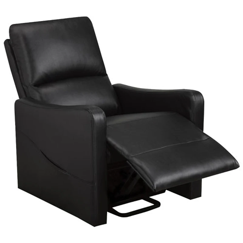 Fauteuil inclinable électrique contemporain Willow - Noir