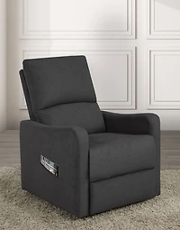Willow Contemporary Power Reclining Lift Chair - Dark Grey
