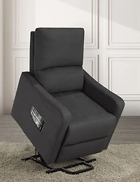 Willow Contemporary Power Reclining Lift Chair - Dark Grey