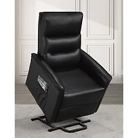 Fauteuil inclinable contemporain Ariel - Noir