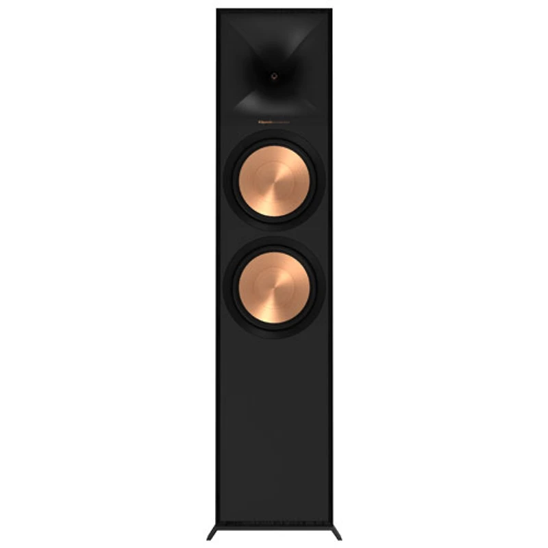 Klipsch Dual R800F 600-Watt 2-Way Tower Speaker - Single - Black