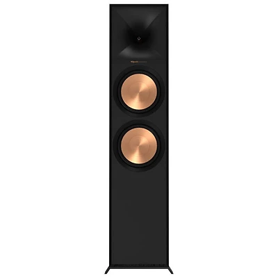Klipsch Dual R800F 600-Watt 2-Way Tower Speaker - Single - Black