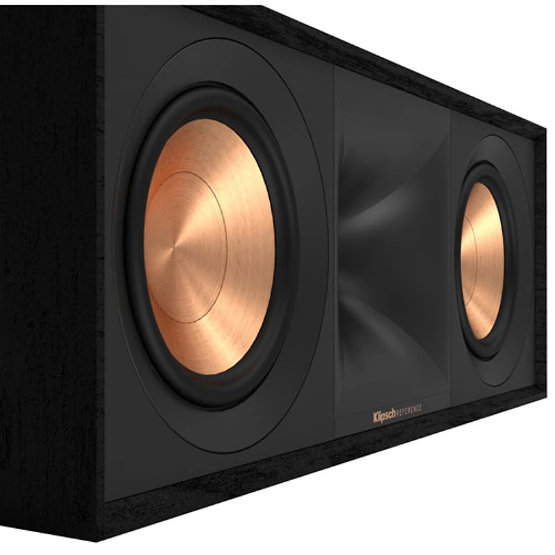 Haut-parleur de canal central à 2 voies de 400 W Dual R50C de Klipsch - Noir