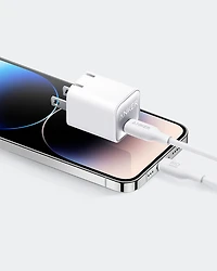 Chargeur mural USB-C de 30 W Nano 3 d'Anker - Blanc