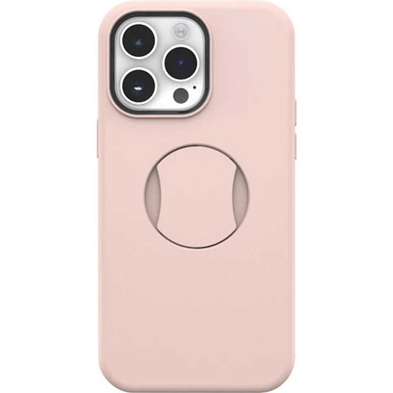 Étui rigide ajusté OtterGrip Symmetry d'OtterBox avec MagSafe pour iPhone 14 Pro - Fard
