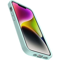 Étui rigide ajusté OtterGrip Symmetry d'OtterBox avec MagSafe pour iPhone 13/14 - Coquelicots sur fond bleu