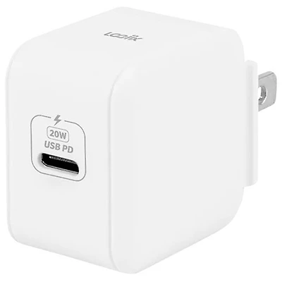 LOGiiX Power Plus 20W USB-C Power Adapter (LGX-13200) - White