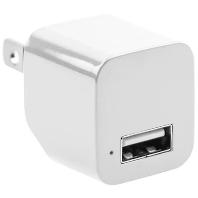 Mini chargeur mural USB-A Power Cube de LOGiiX (LGX-12624) - Blanc