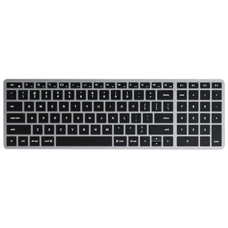 Clavier rétroéclairé Bluetooth Slim X2 de Satechi - Gris - Anglais