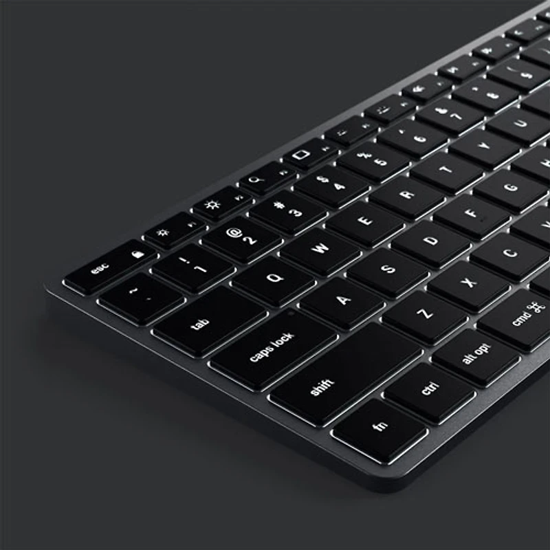 Clavier rétroéclairé Bluetooth Slim X2 de Satechi - Gris - Anglais