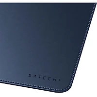 Sous-main en cuir écologique Deskmate de Satechi - Bleu marine